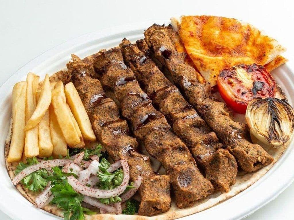 Kibbeh on Skewer Meal