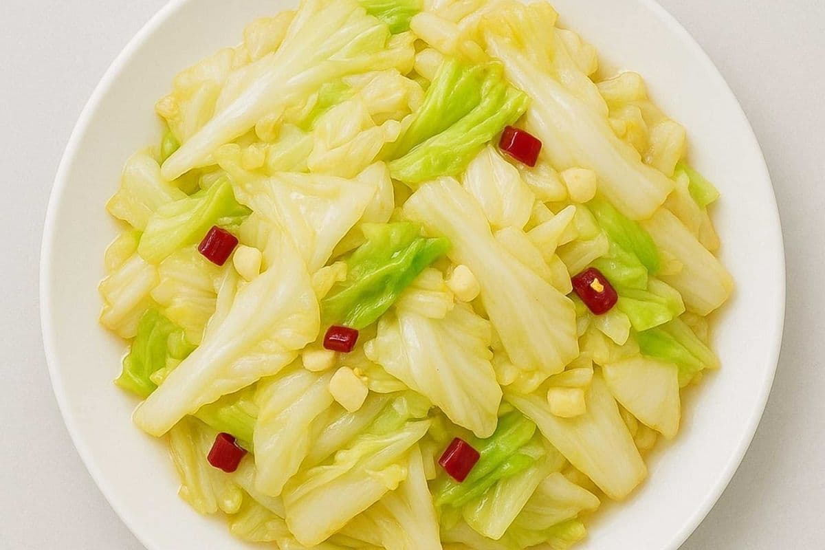 V4. Szechuan Style Sauteed Cabbage(Spicy) - 熗椰菜(辣)