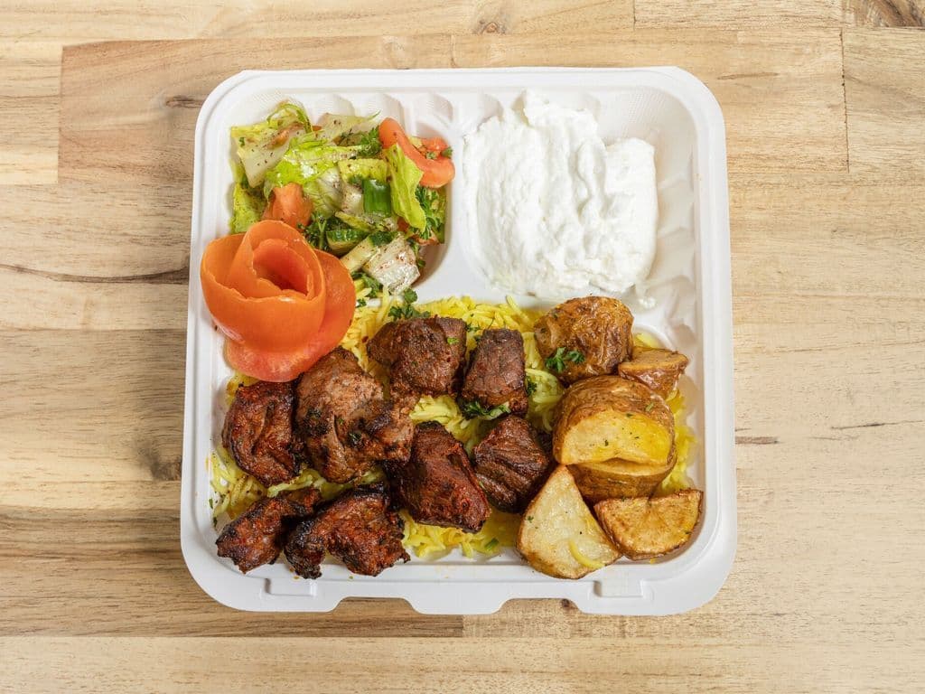 Beef Kebab Plate