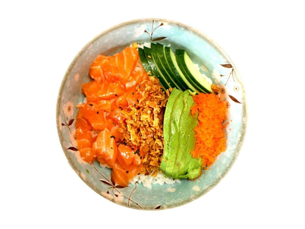 Spicy Salmon Poke Bowl