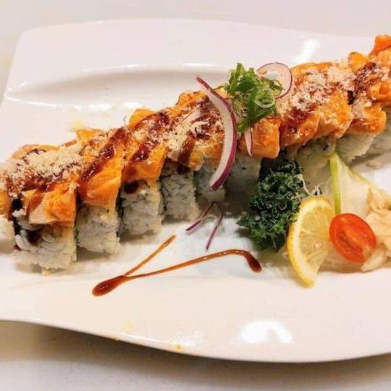 Spicy Salmon Dragon Roll