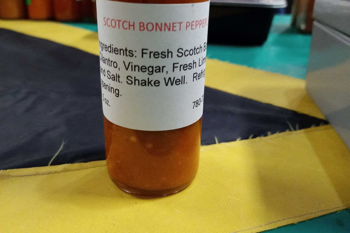 Scotch Bonnet peppers sauce