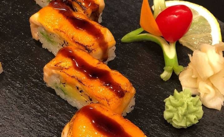 Salmon Aburi Pressed Sushi