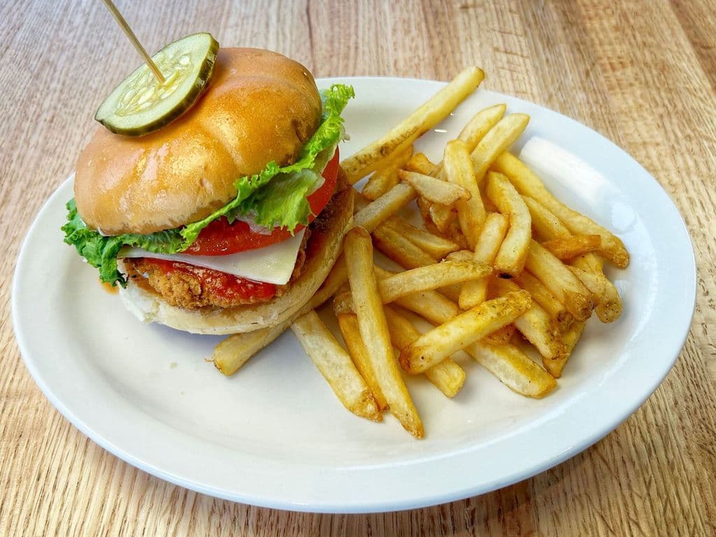 Crispy Buffalo Chicken Burger