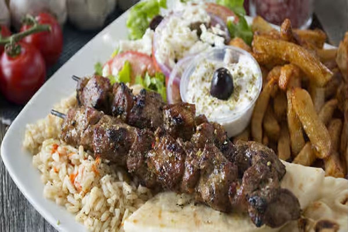 Brochette souvlaki / Souvlaki Skewer