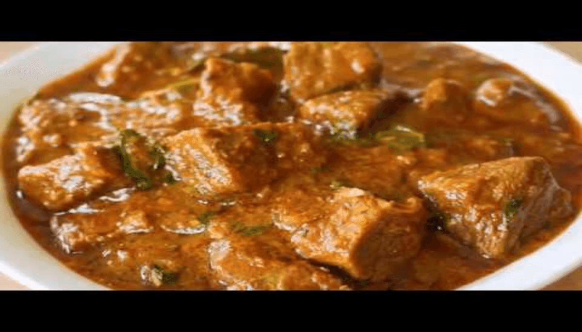 Beef Curry & a butter naan