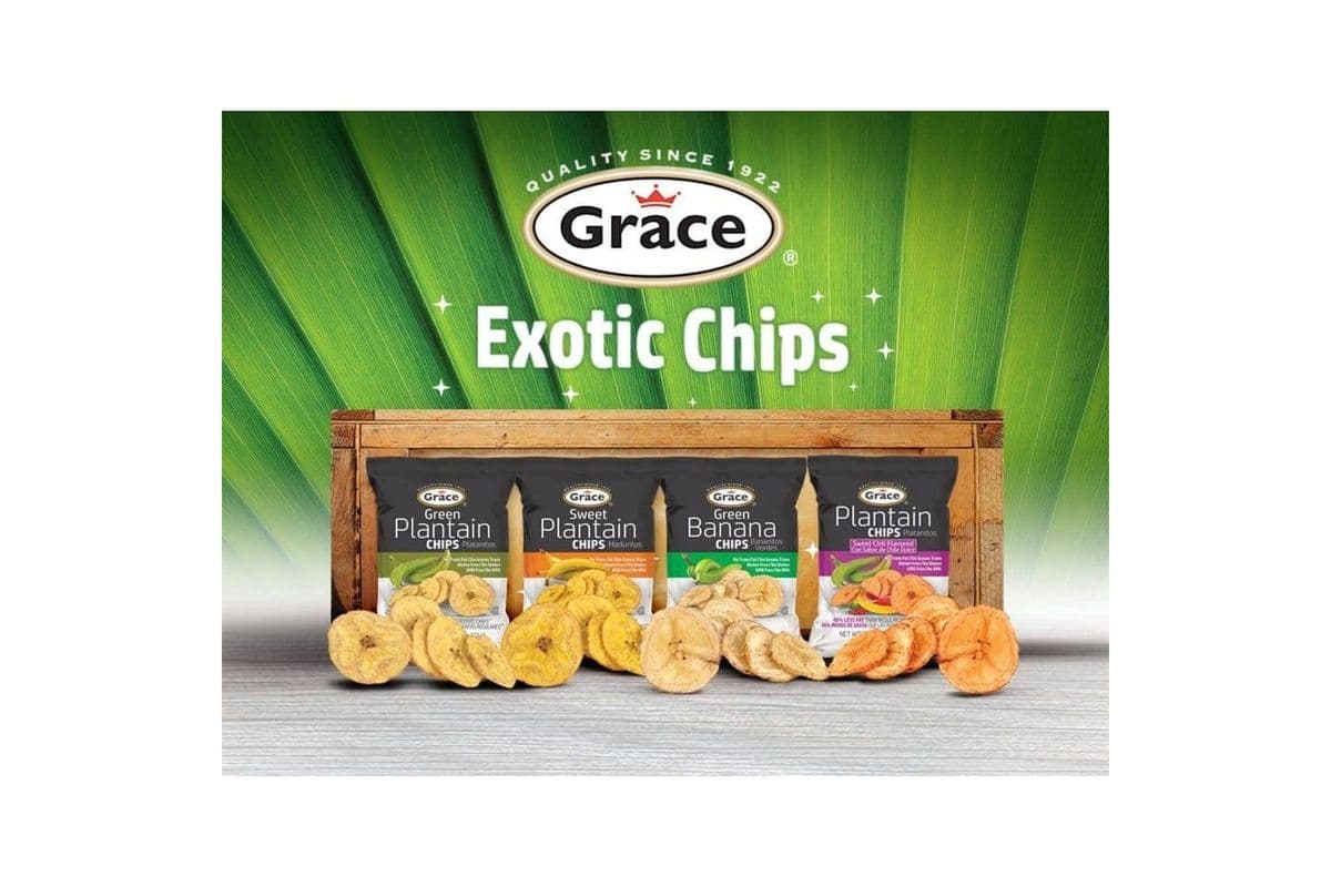 Grace Green Less Salt Plantain Chips (85 g)