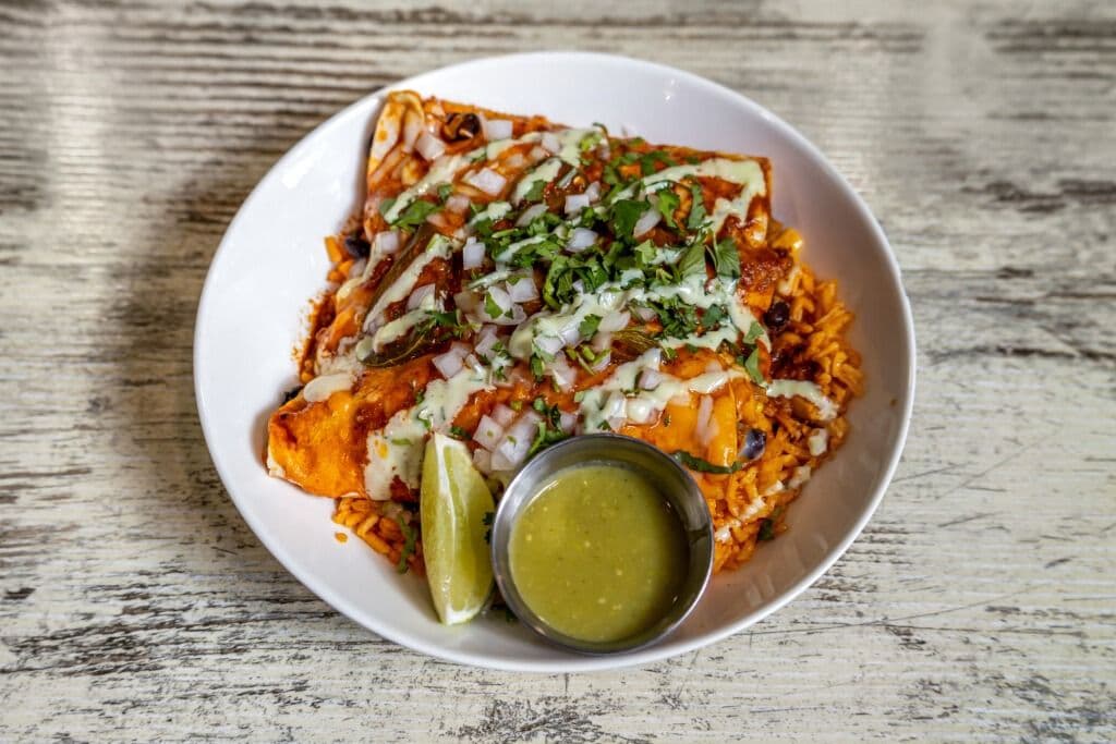 Birria Infused Enchiladas