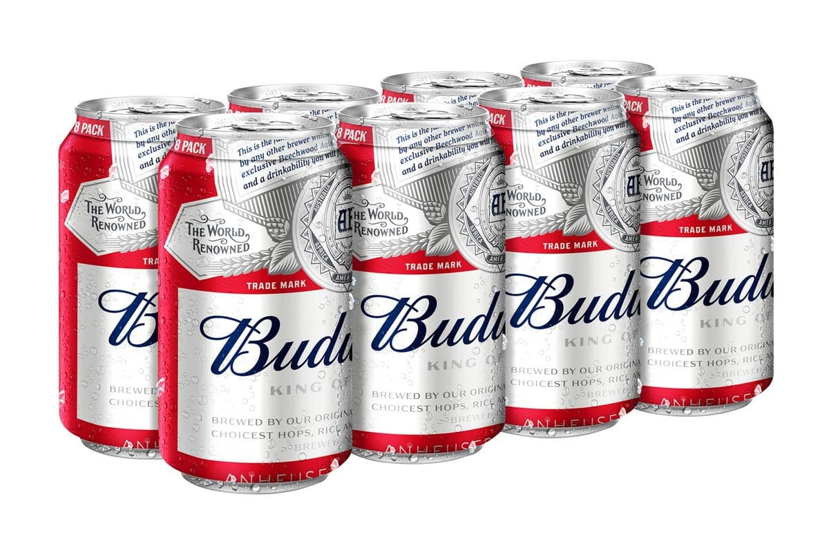 Budweiser Beer (8 x 355 ml cans)