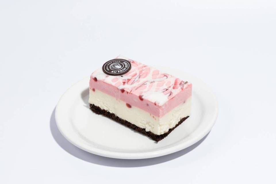 Gâteau fromage framboise (portion individuelle) / Raspberry Cheesecake (individual portion)