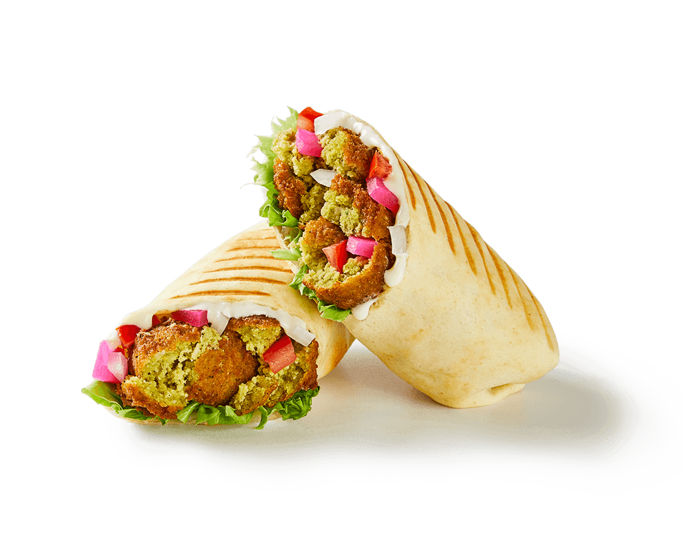 Falafel Shawarma Wrap