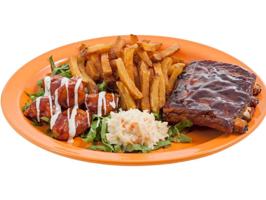 1/2 Ribs & Wings