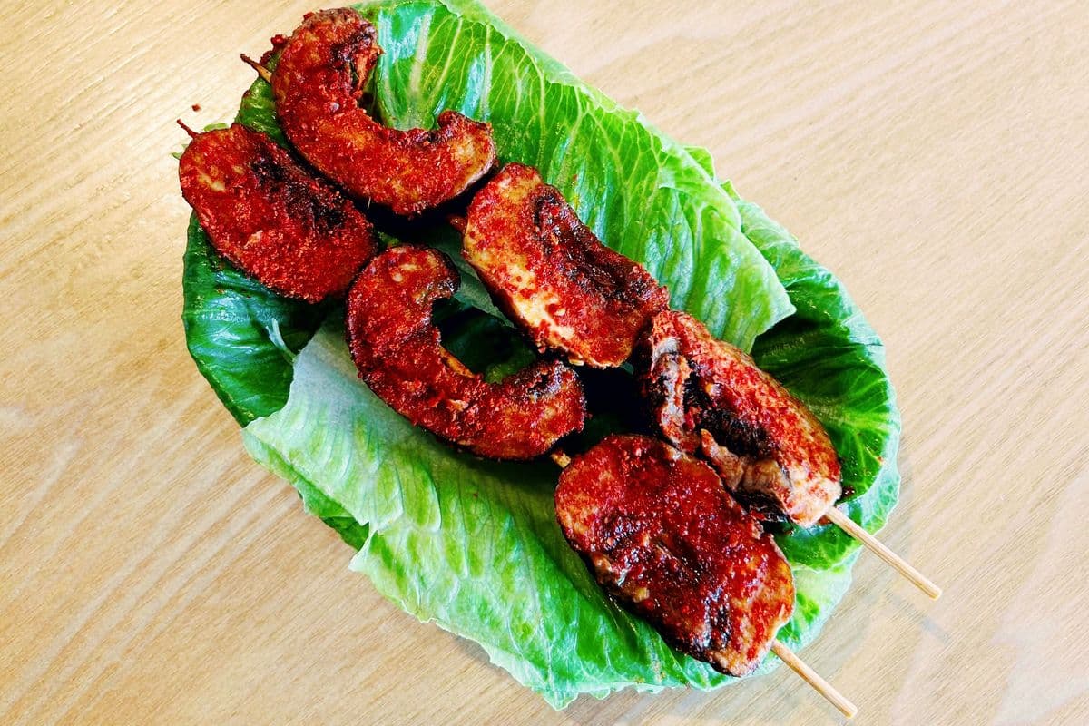 Fried Mushrooms (2skewers) 炸蘑菇