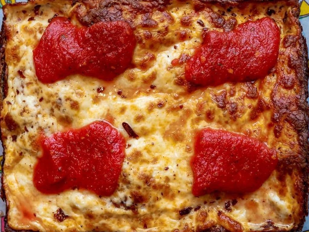 Pizza Carre Amis Aiment Le Fromage | Friends Love Cheese Square Pizza