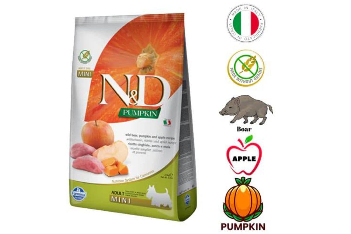 Farmina Boar & Apple Adult Mini Dry Dog Food (15.4 lbs)