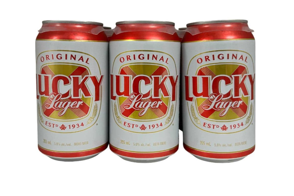 Lucky Lager (6 x 355 ml Cans)