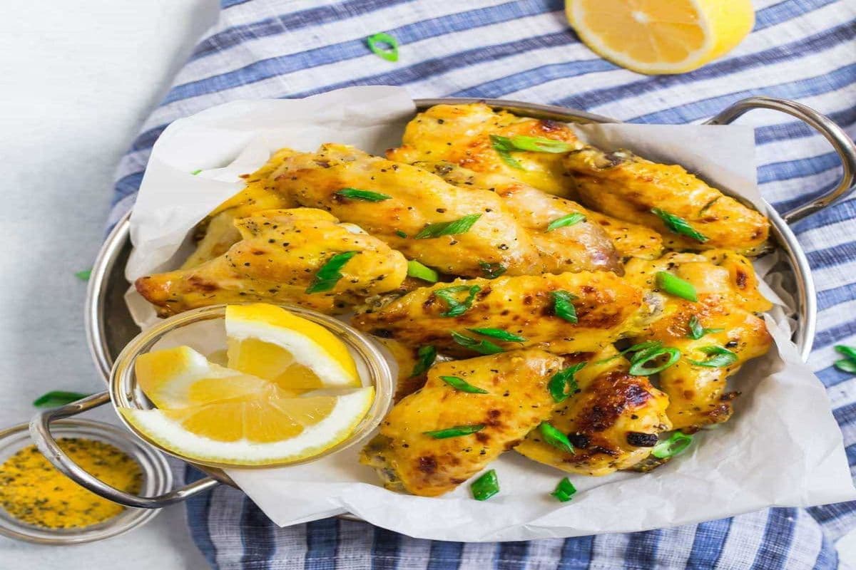 Lemon Wings Cooked 1 lb
