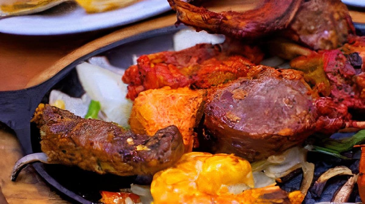 Combo -Sizzling Tandoori Grill/Naan/lassi- For 2
