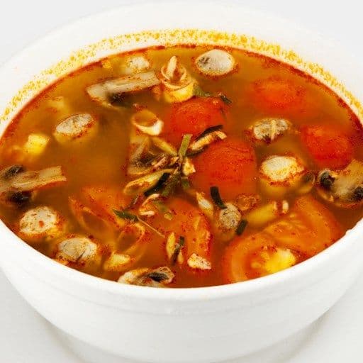 Soupe tom yum poulet (grande) / Chicken Tom yum Soup (Large)