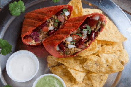 12" Burrito au poulet grillé / 12" Grilled Chicken Burrito
