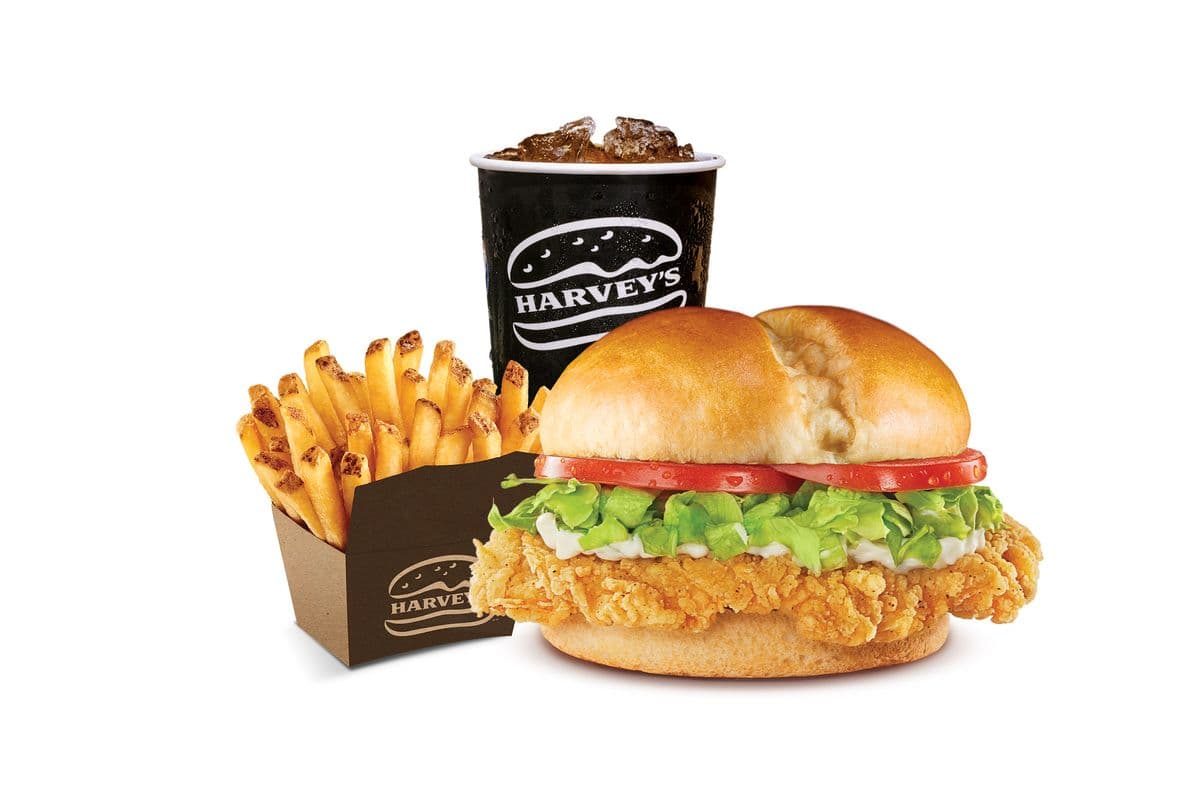 Harv's Crispy Chicken Sandwich Combo