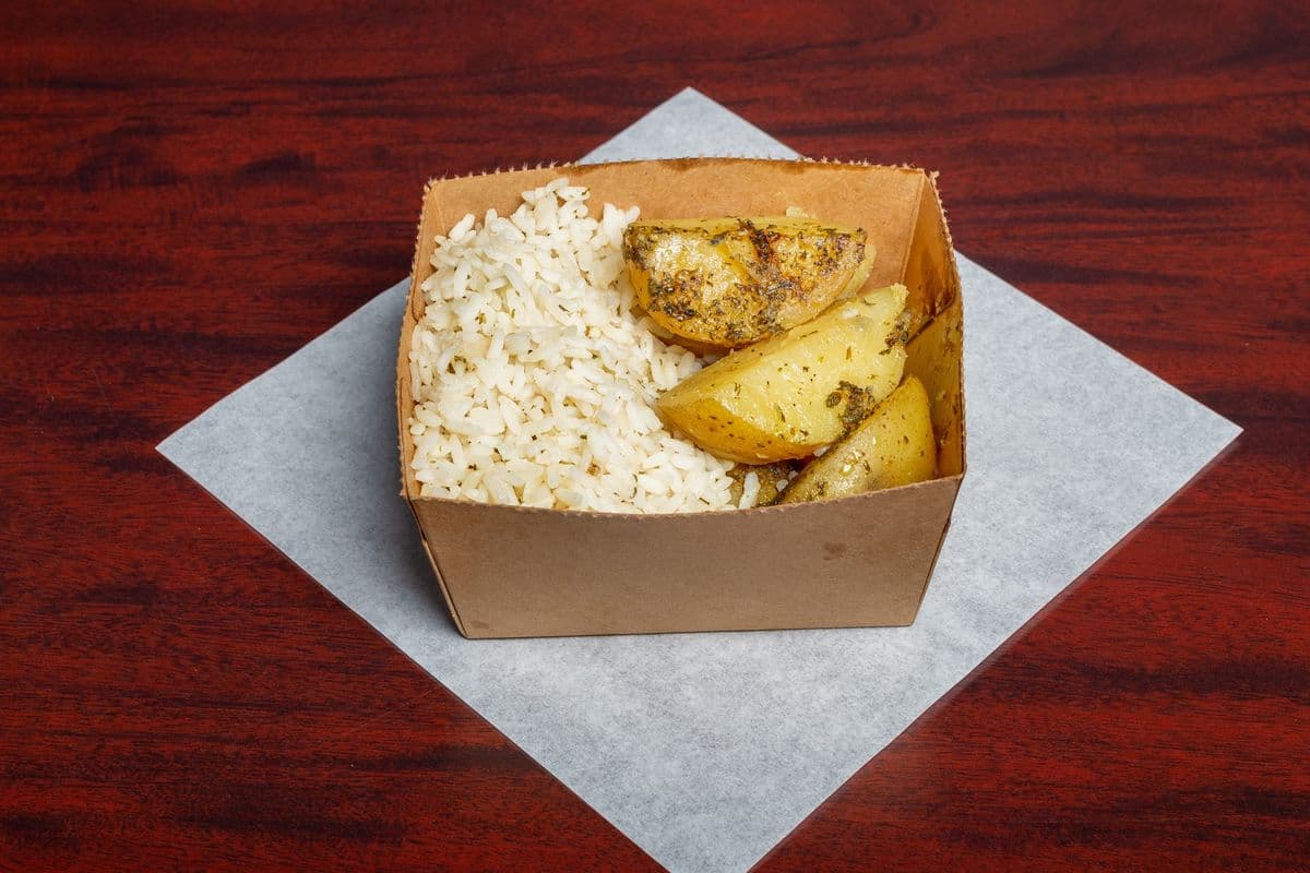 Lemon Roast Potatoes & Rice