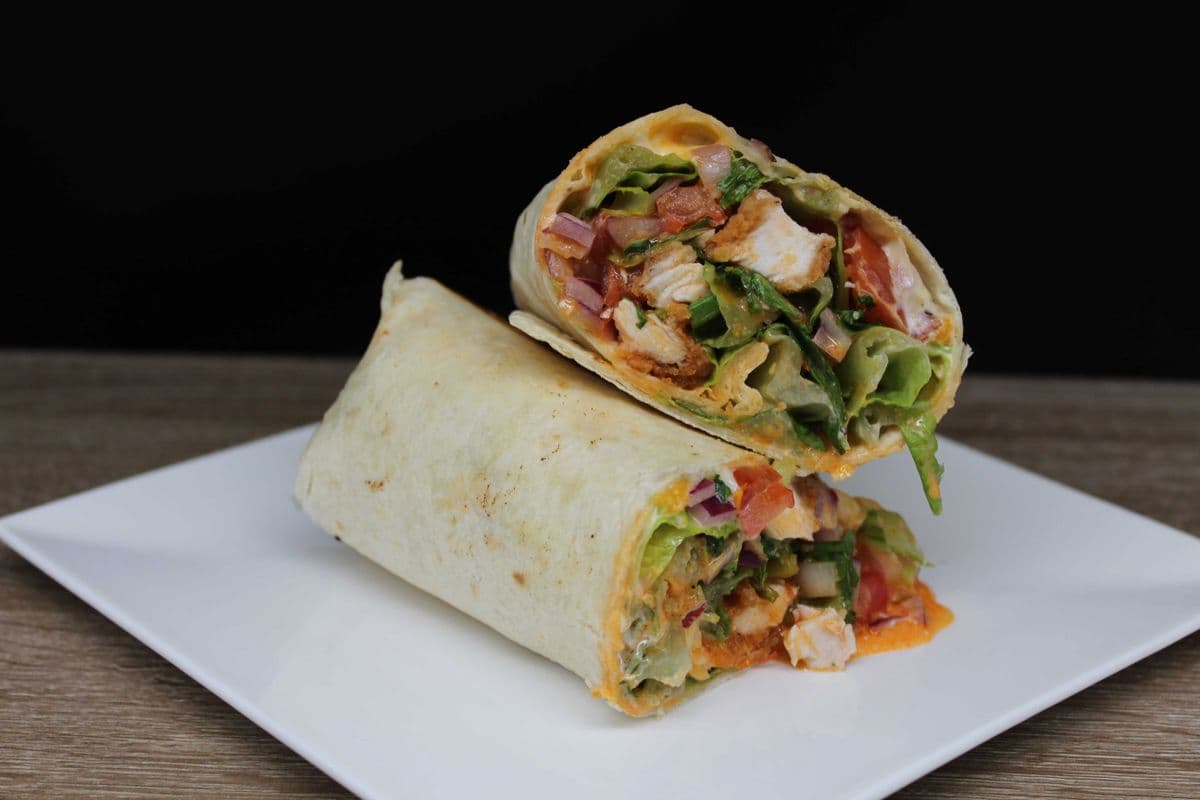 Buffalo Chicken Caesar Wrap