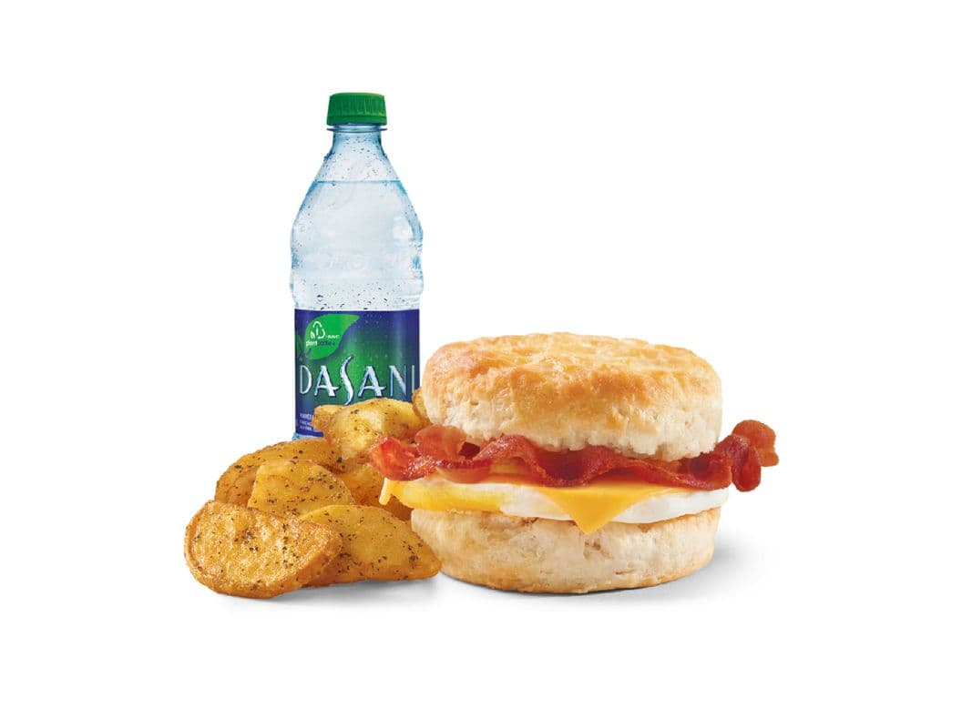 Bacon, Egg & Cheese Biscuit Combo - Medium
