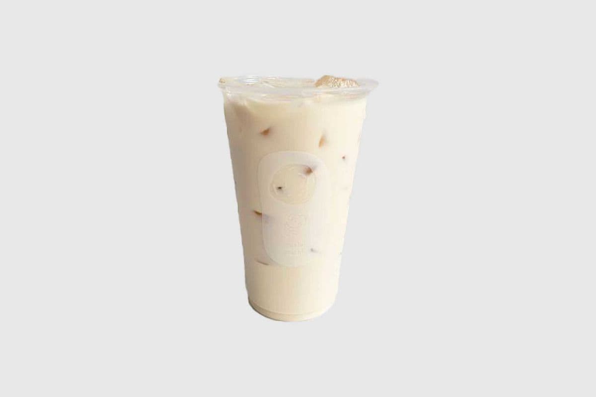 Green Milk Tea with Topping