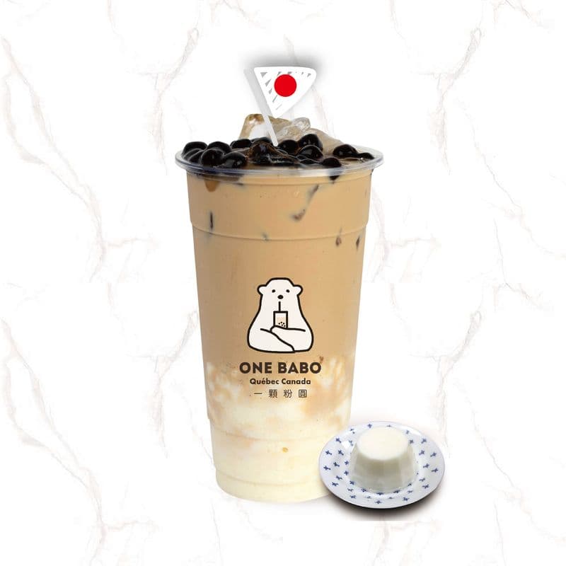 9. Hokkaido Boba Milk Tea / 9.Thé au lait boba Hokkaido