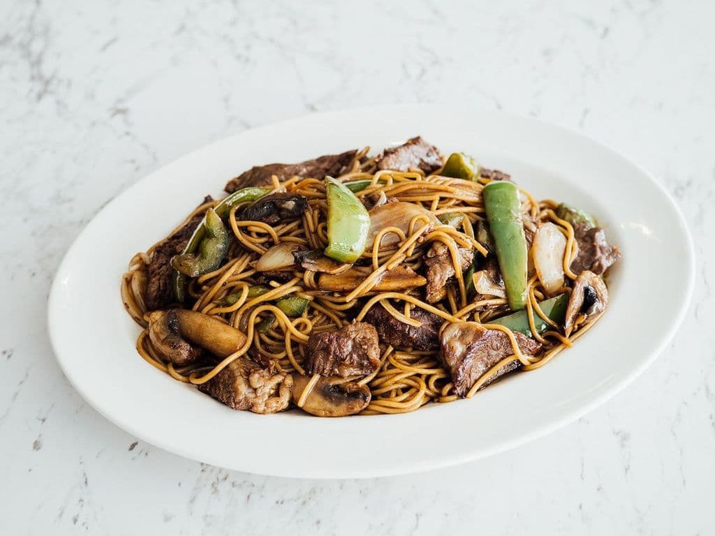 Spaghetti à la Chinoise/ Chinese style spaghetti