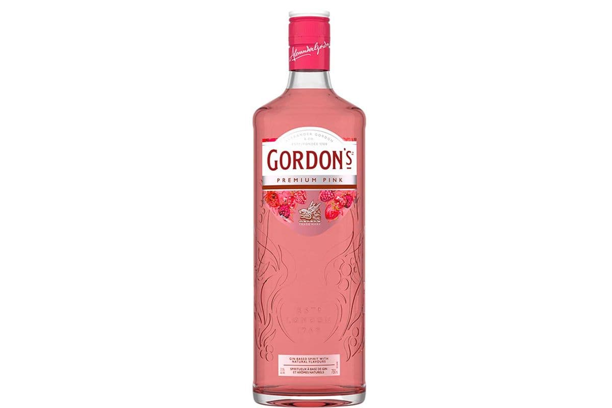 GORDONS PREMIUM PINK GIN 750 ML (1 x 750ML)
