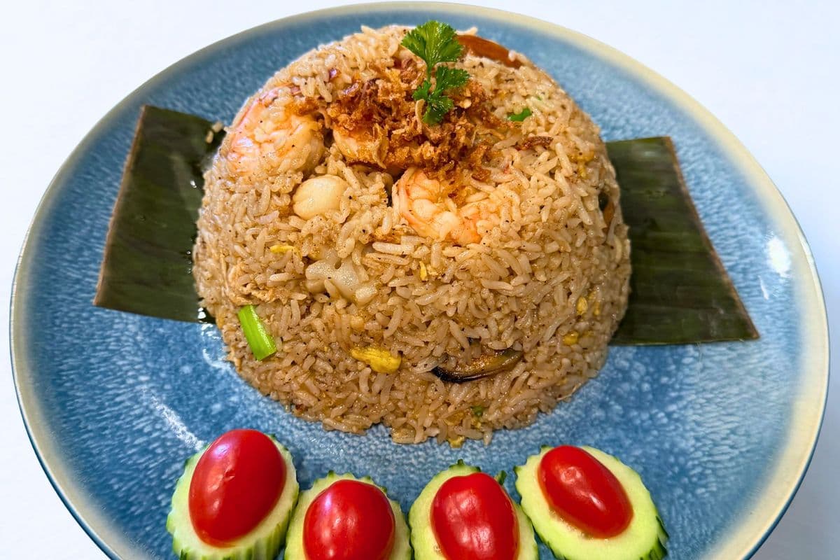 Seafood Rice (w/ Sesame Oil)
