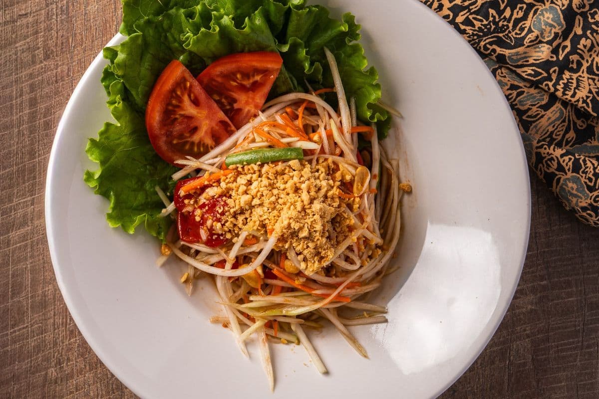 S1 Salade de papaye verte | Som Tum (Green Papaya Salad)