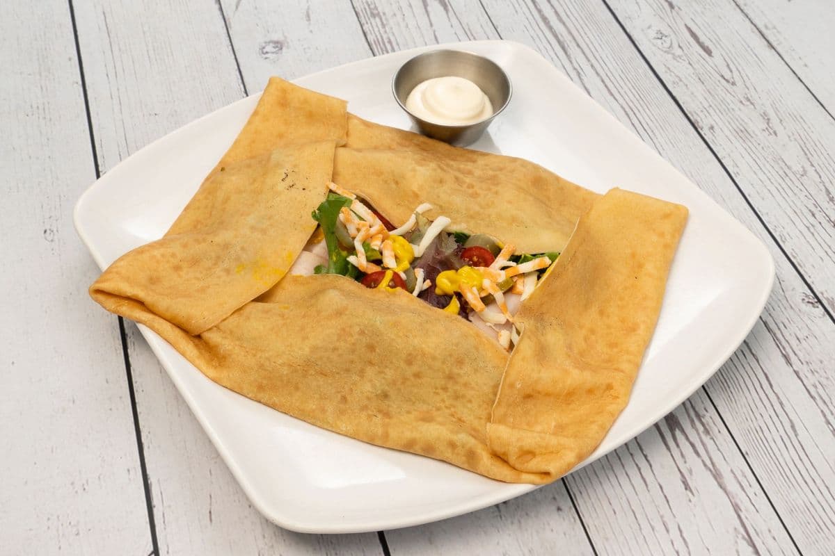 Turkey and Cheese Crepe