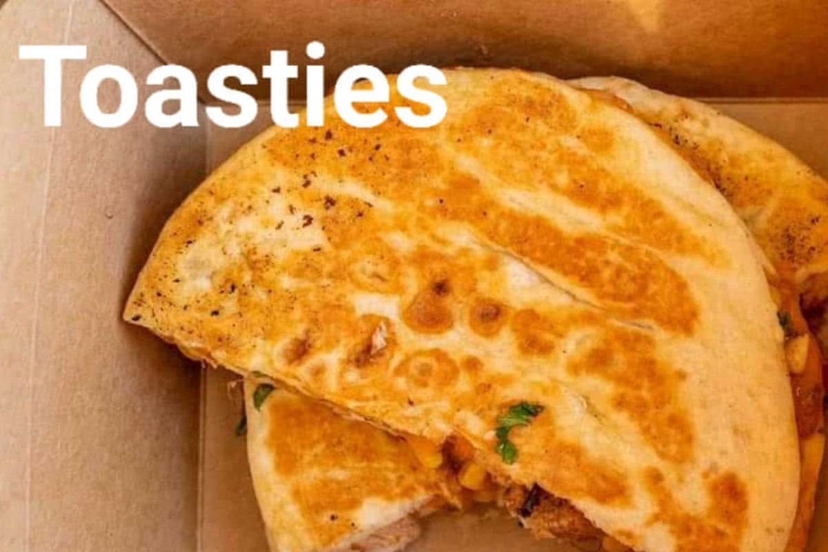 Chutney Chicken Naan Toastie
