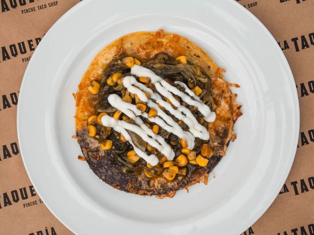Taco Corn Rajas Con Crema