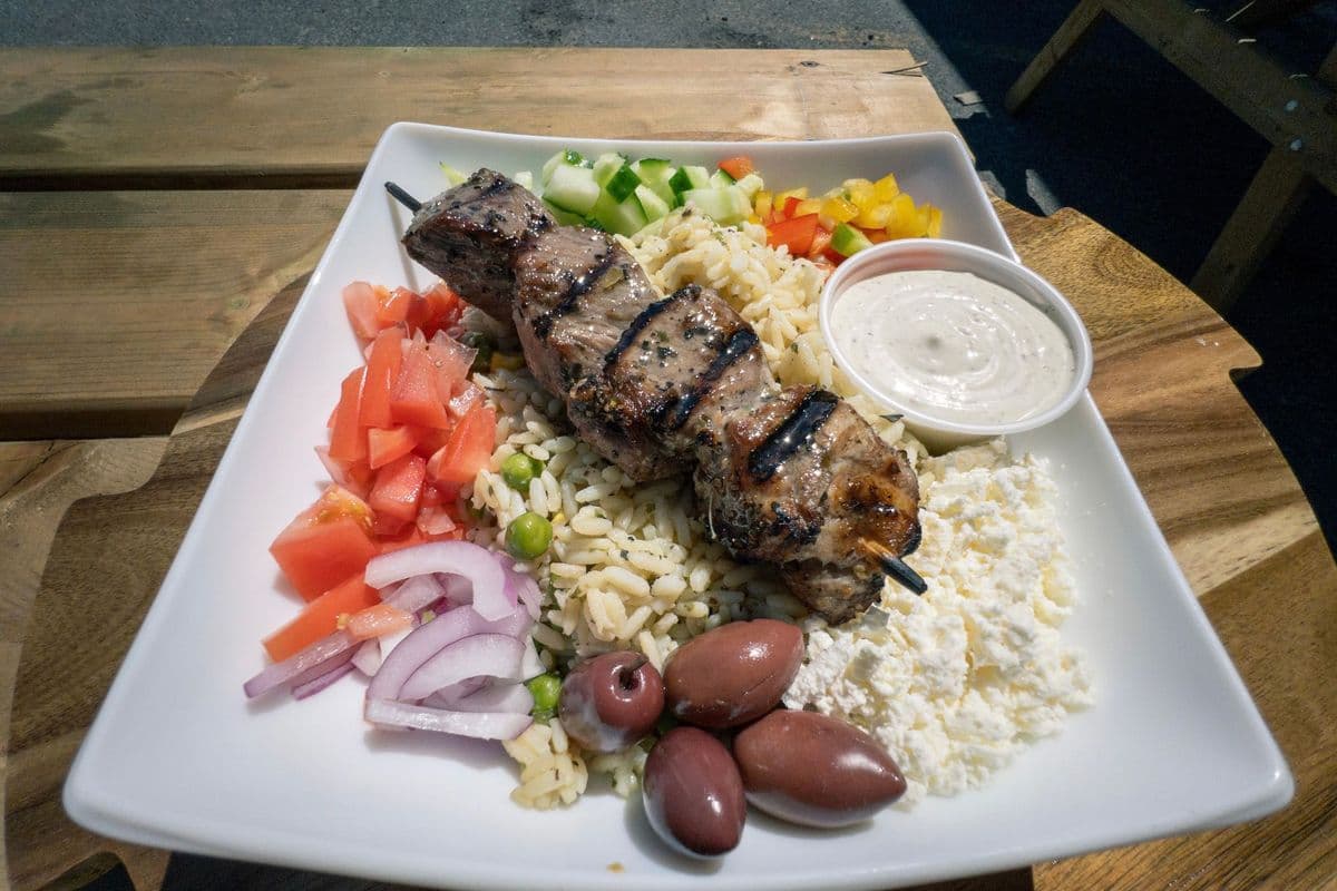 Lamb Souvlaki Bowl