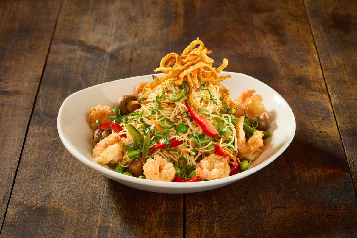 Crispy Shrimp Noodle Bowl