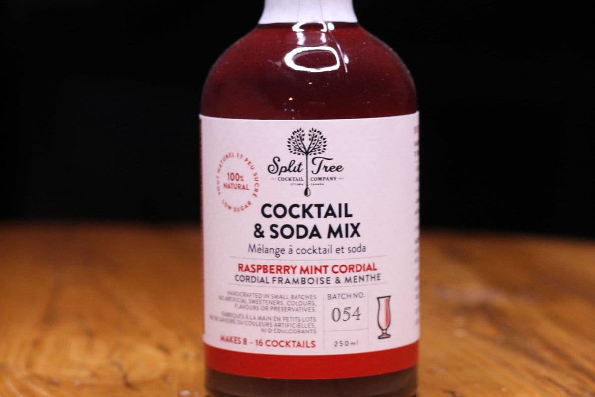 Split Tree Raspberry Mint Cordial (250ml)