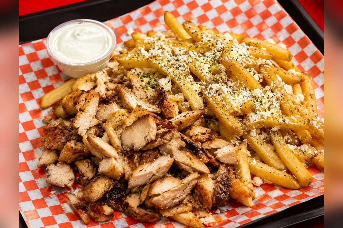 Gyros on Greek Fries