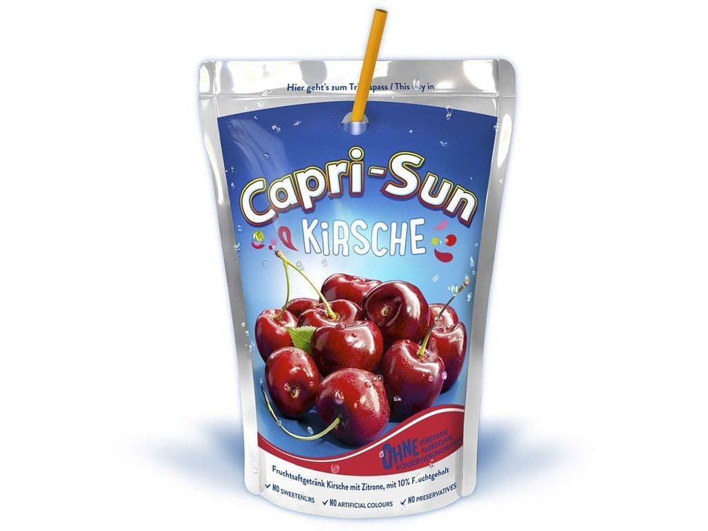 Capri Sun Cherry Juice Pouch