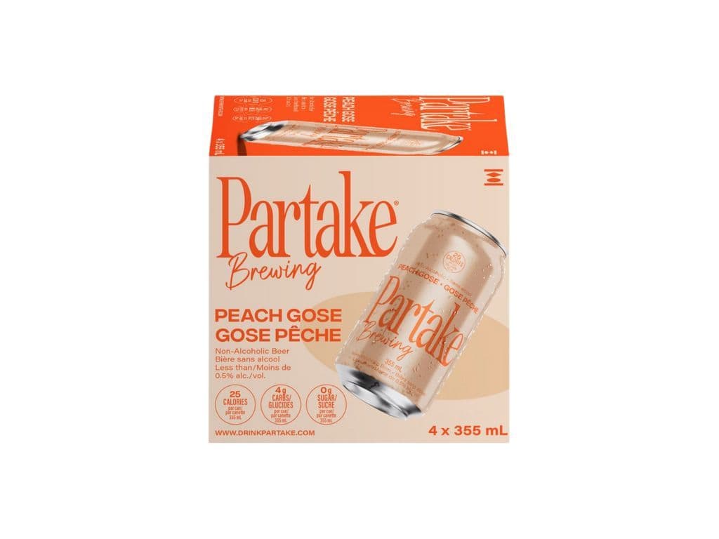 Partake Non Alc Peach (4x355ml)