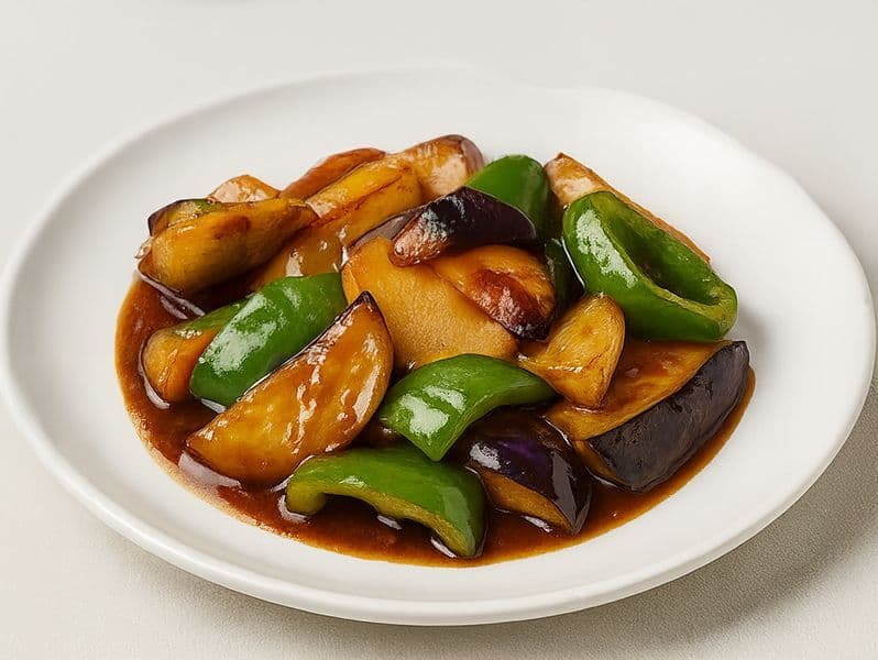 Mixed Vegetable Quartet 地三鲜