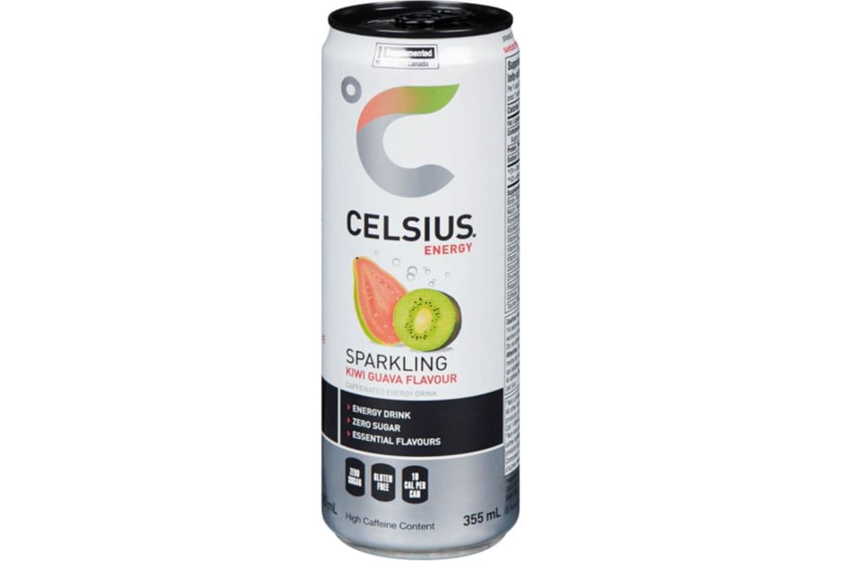 Celsius Zero Sugar Sparkling Kiwi Guava Energy Drink (355 mL)