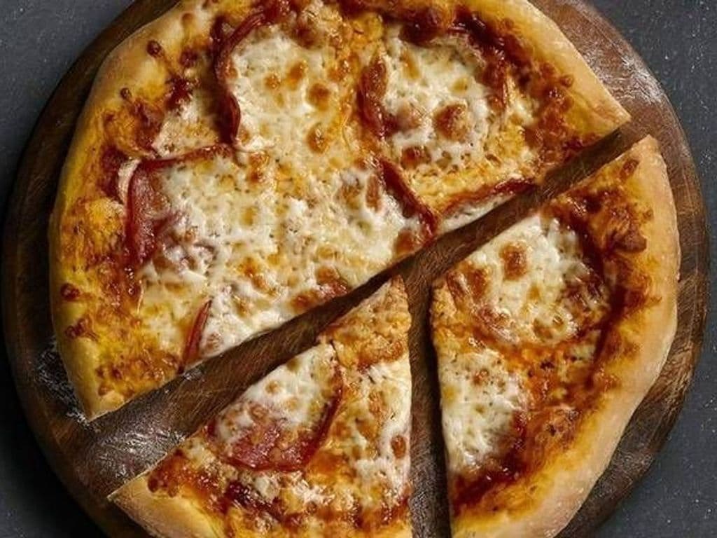 Pizza grillée nature / Plain Grilled Pizza