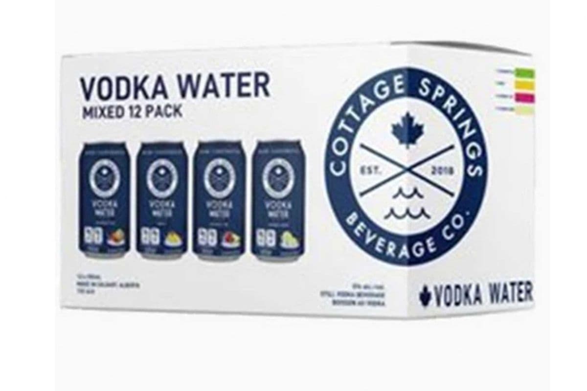 COTTAGE SPRINGS VODKA WATER 12 CAN (12 x 355 ML)