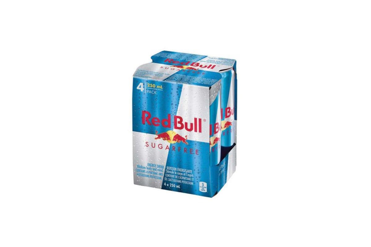 Red Bull Energy - Sugar Free (250 ml ea) (4 Pack)