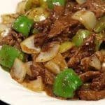 Beef with Green Pepper combo