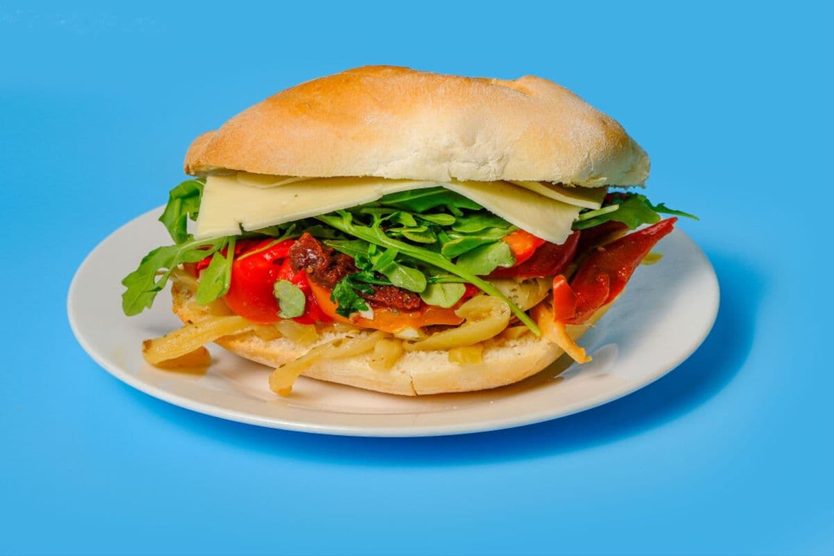 Roasted Vegetable Deli Sandwich